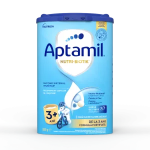 Formula de lapte fortifiata pentru copii de la 3 ani NUTRI-BIOTIK 3+, 800g, Aptamil