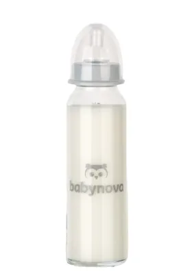 Biberon din sticla 44105, 250ml, Baby Nova — preț și oferte