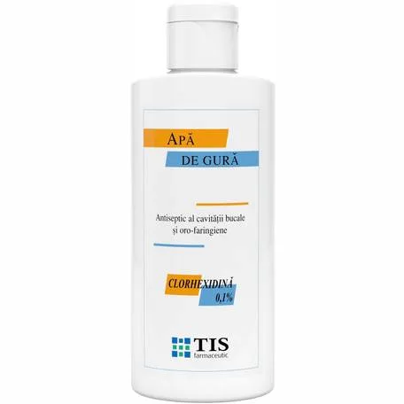 Apa de gura Clorhexidina 0.1%, 150ml, Tis Farmaceutic — preț și oferte