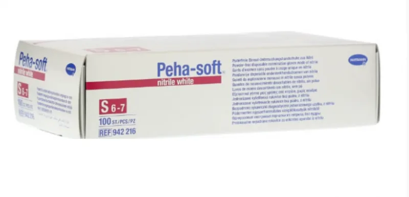 Manusi nepudrate din nitril Peha-Soft, marimea S, 100 bucati, Hartmann — preț și oferte