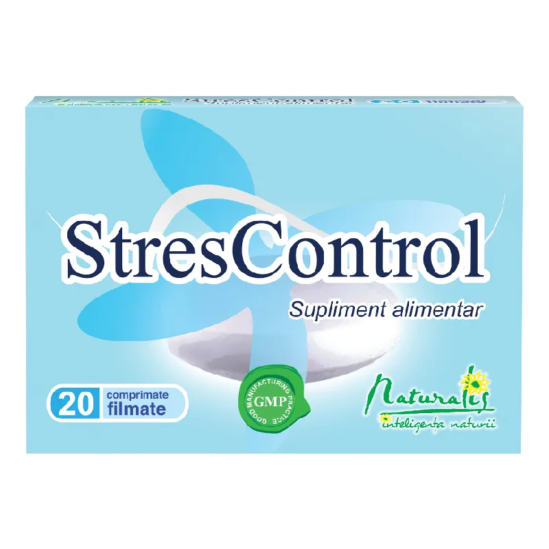 StresControl, 20 comprimate, Naturalis — preț și oferte