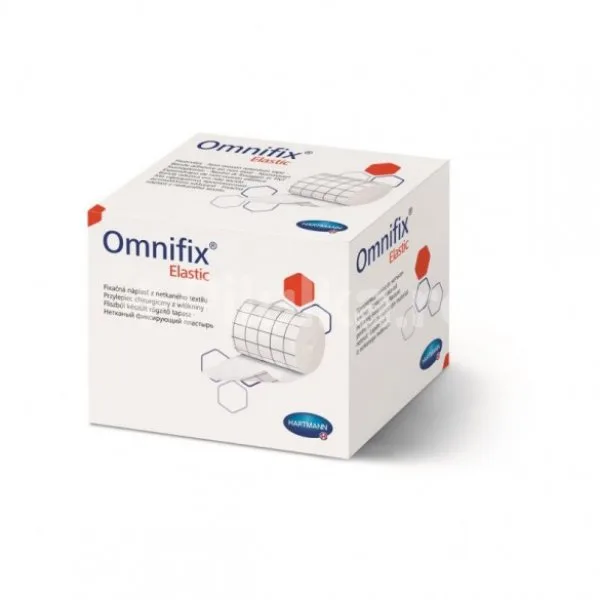 OmniFix Plasture Elastic pe suport de material netesut 10 cm x 2 m, 1 bucata, Hartmann — preț și oferte
