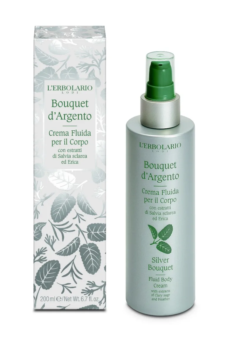 L'Erbolario Crema de corp fluida Silver Bouqete, 200ml — preț și oferte