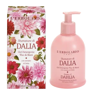 L'Erbolario Gel de curatare maini si fata Shades of Dahlia, 280ml