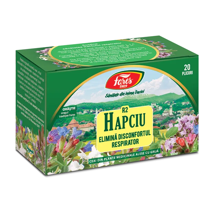 Ceai Hapciu Disconfort Respirator, 20 plicuri, Fares — preț și oferte