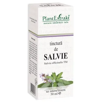 Tinctura de  Salvie, 50ml, PlantExtrakt — preț și oferte