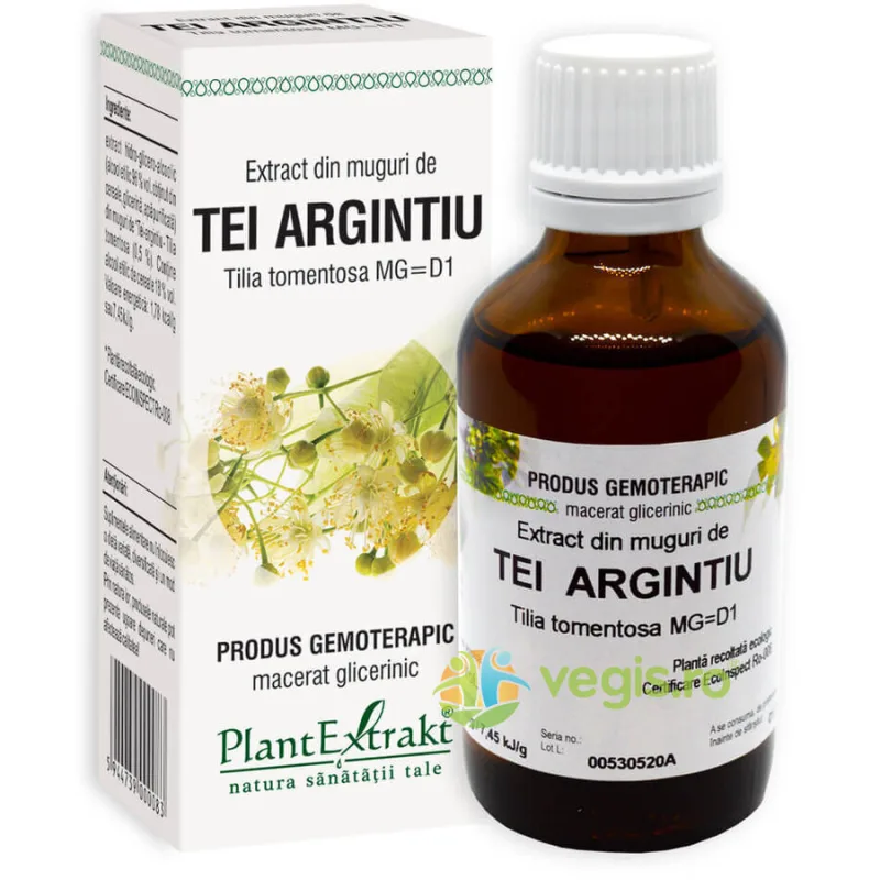 Extract din muguri de tei argintiu, 50ml, PlantExtrakt — preț și oferte