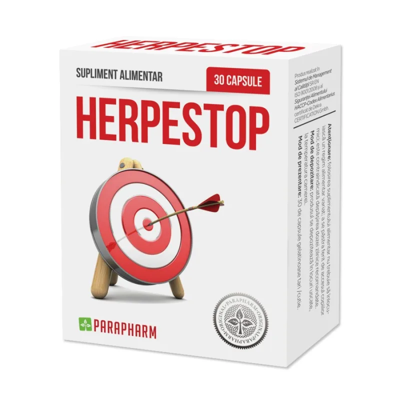 Herpes Stop, 30 capsule, Parapharm — preț și oferte