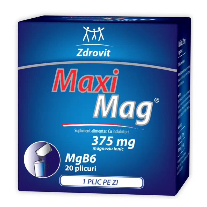 MaxiMag, 375mg, 20 plicuri, Zdrovit — preț și oferte