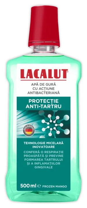 Apa de gura micelara protectie antitartru, 500ml, Lacalut