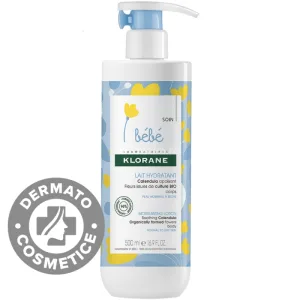 Lapte hidratant de masaj pentru copii, 500ml, Klorane