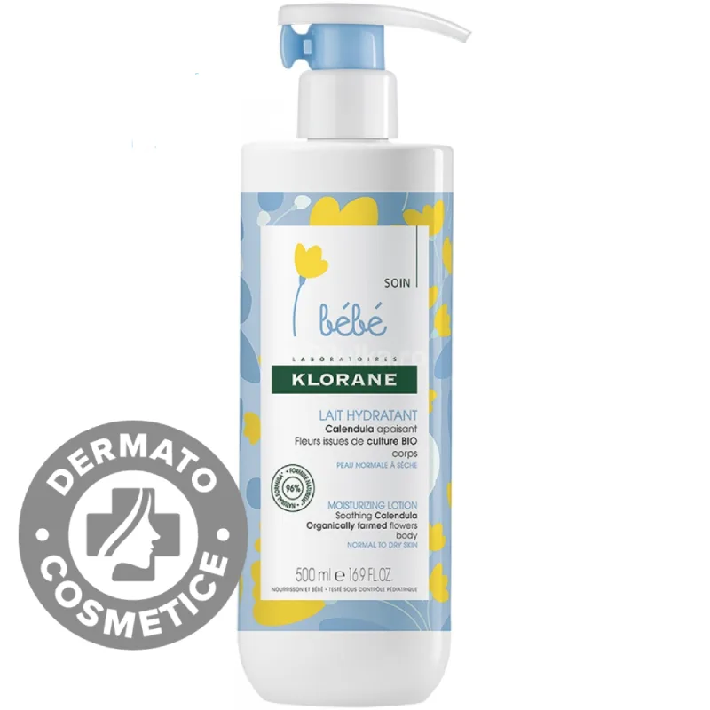 Lapte hidratant de masaj pentru copii, 500ml, Klorane — preț și oferte