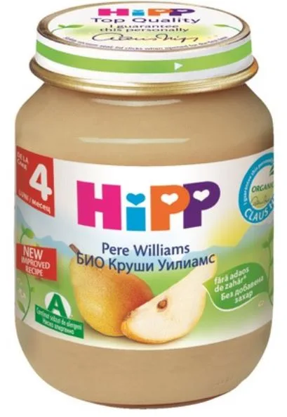 Piure de pere Williams, 125g, Hipp — preț și oferte