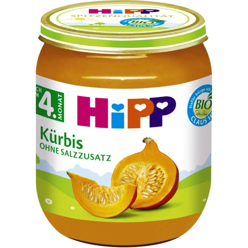Piure primul dovleac al copilului Bio, 125g, HiPP — preț și oferte