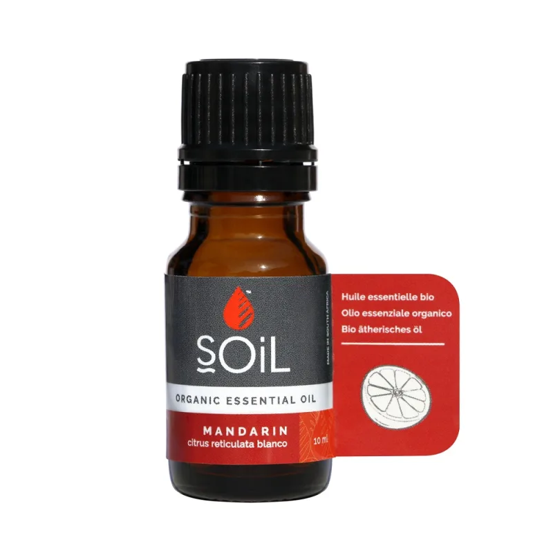 Ulei Esential Mandarina Pur 100% Organic, 10ml, Soil — preț și oferte