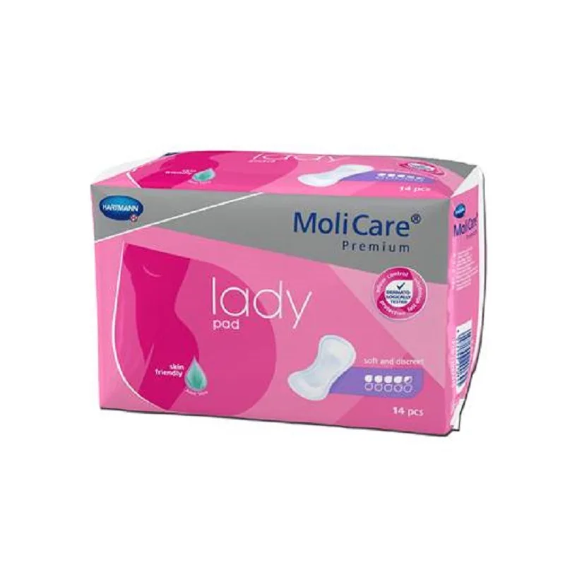 Molicare Premium Lady Tampoane Absorbante pentru Incontinenta urinara usoara 4-5 picaturi, 14 bucati, Hartmann — preț și oferte