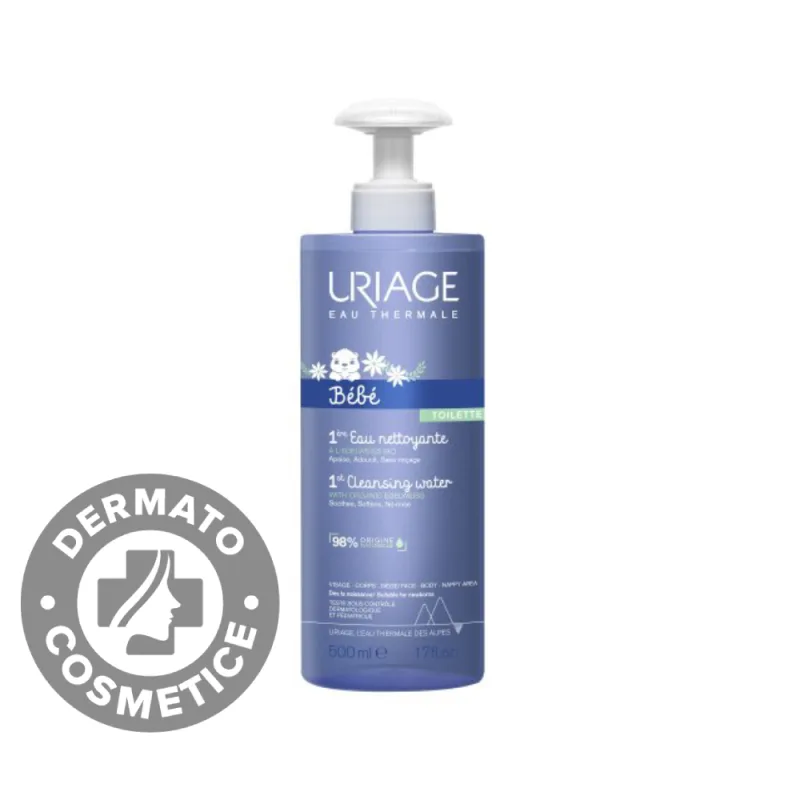 Apa de curatare cu apa termala 1er Bebe, 500ml, Uriage — preț și oferte
