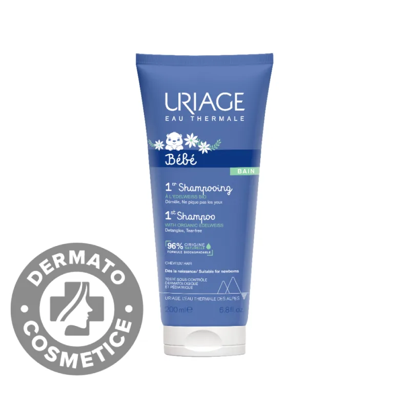 Sampon cu apa termala 1er Bebe, 200ml, Uriage — preț și oferte