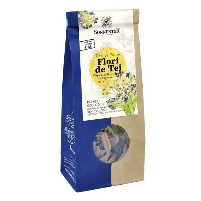 Ceai Bio Flori de Tei (Flos Tilia), 35g, Sonnentor — preț și oferte