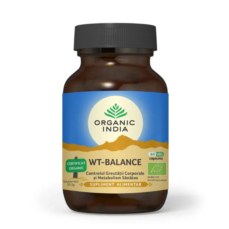 Wt-Balance Metabolism Sanatos, 60 capsule, Organic India — preț și oferte