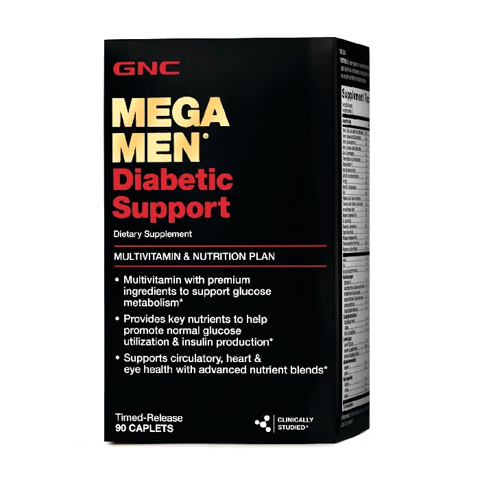 Multivitamine pentru barbati Diabetic Support Mega Mega Men, 90 tablete, GNC GENERAL NUTRITION CORPORATION — preț și oferte
