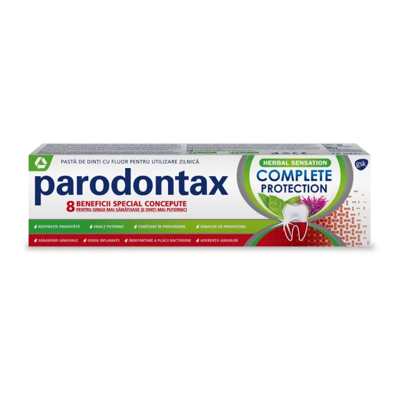Pasta de dinti Complete Protection Herbal Sensation, 75 ml, Parodontax — preț și oferte