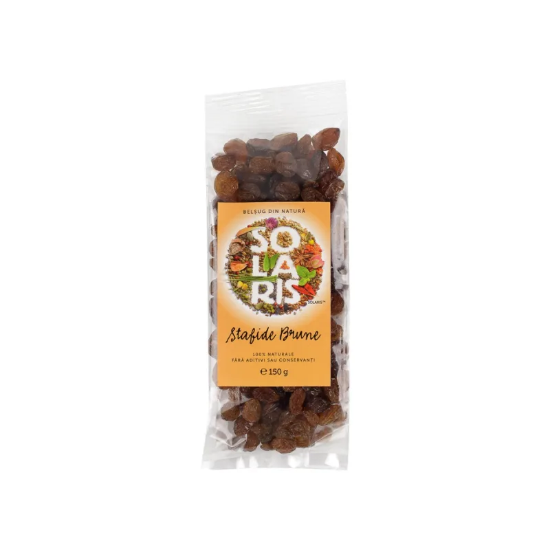 Fructe Uscate Stafide Brune, 150g, Solaris — preț și oferte