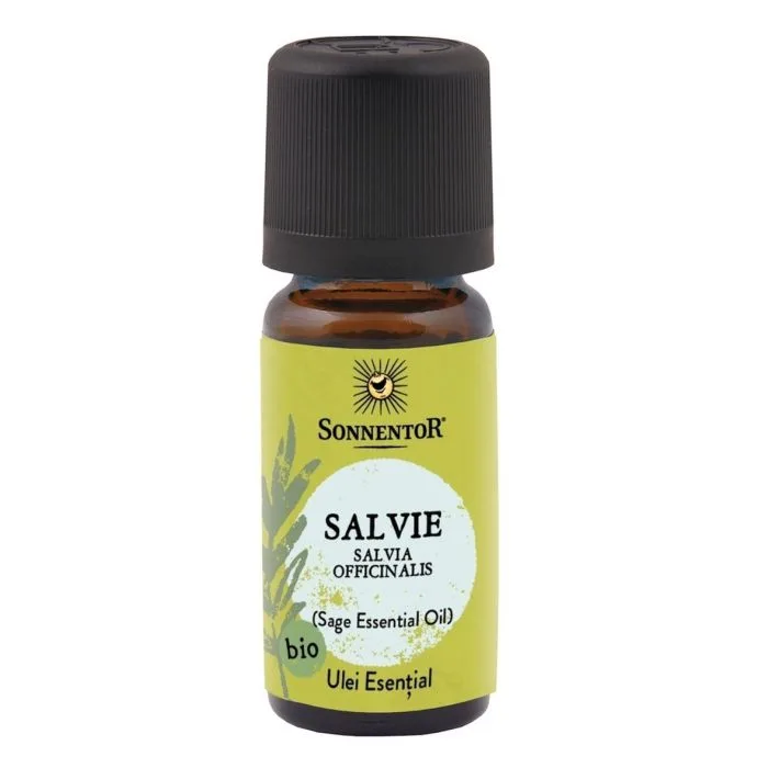 Ulei Bio Esential Salvie (Salvia officinalis),  10ml,  Sonnentor — preț și oferte