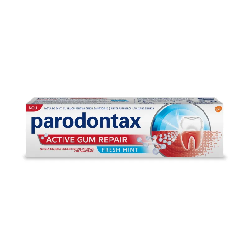Pasta de dinti Active Gum Repair Fresh Mint, 75 ml, Parodontax — preț și oferte