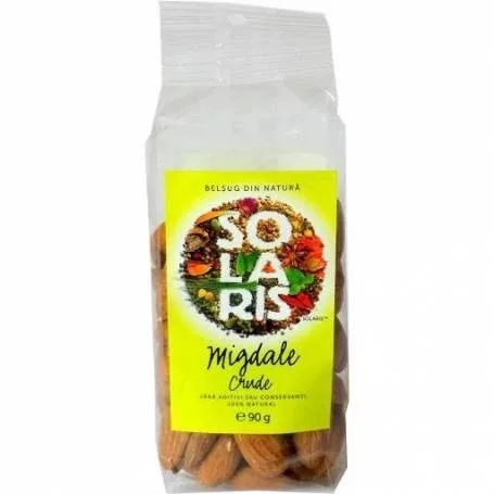 Migdale crude, 90g, Solaris — preț și oferte