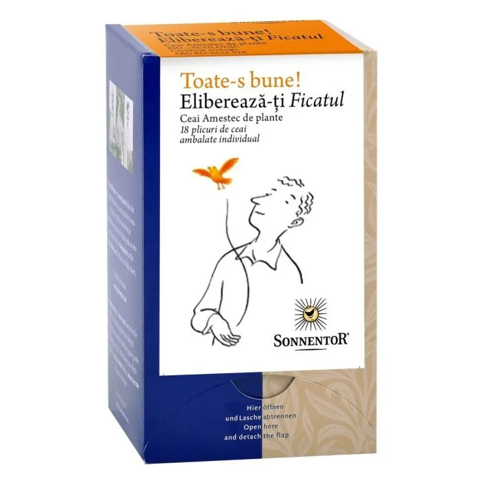 Ceai Bio Elibereaza-ti Ficatul, 18 plicuri, Sonnentor — preț și oferte