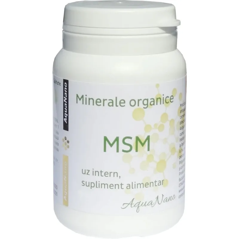 Sulf organic (metilsulfonilmetan) MSM, 80g, Aghoras — preț și oferte