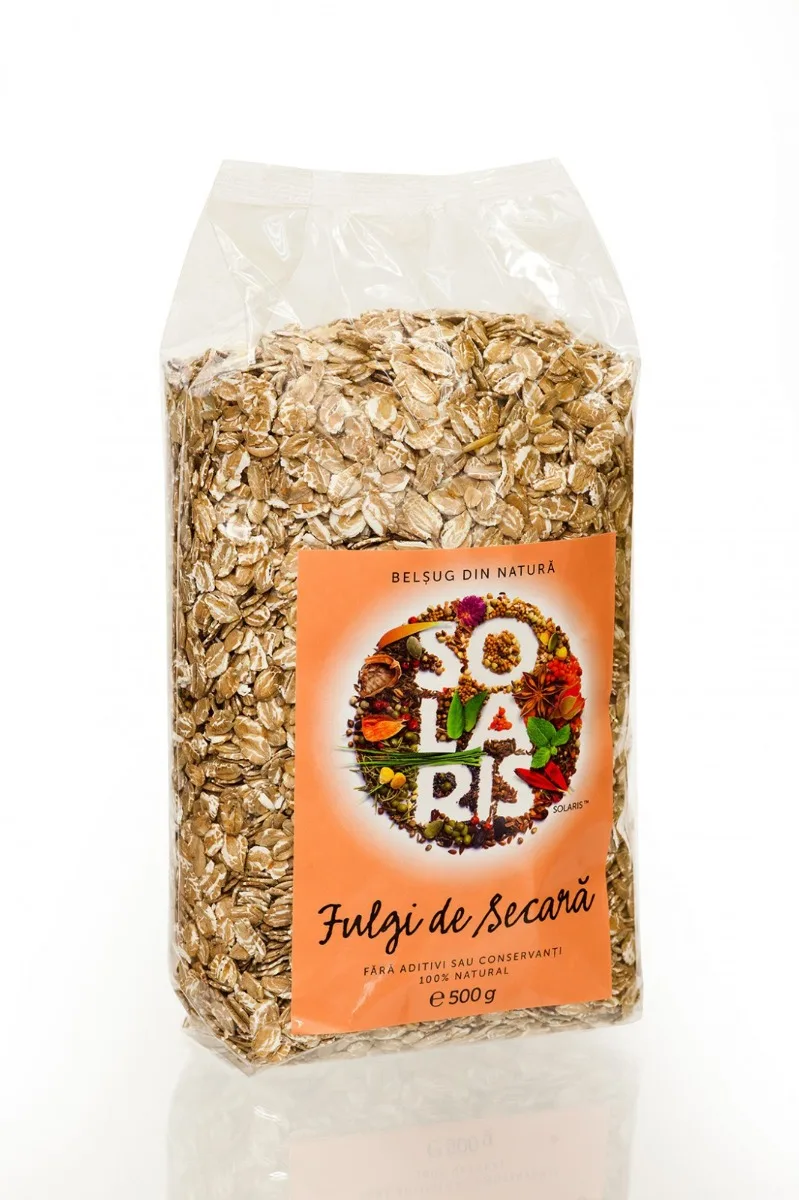 Fulgi de secara, 500g, Solaris — preț și oferte