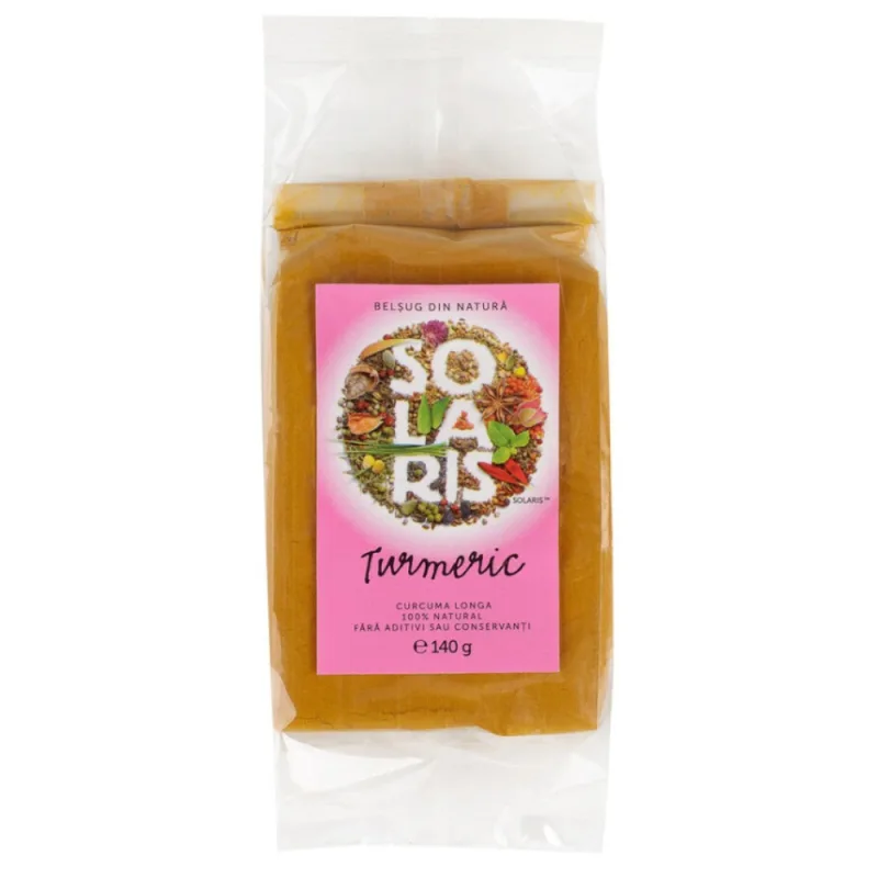 Condiment turmeric macinat, 140g, Solaris — preț și oferte