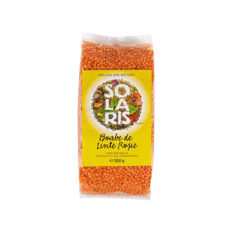 Boabe de Linte rosie, 500g, Solaris — preț și oferte