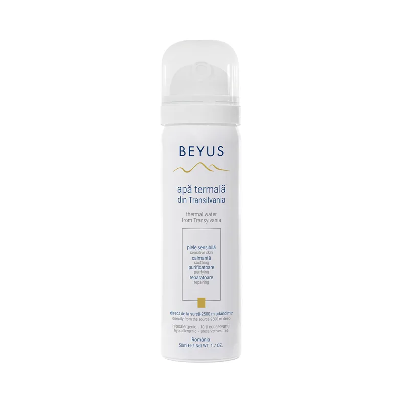 Apa termala din Transilvania, 50 ml, Beyus BEYUS LABORATOR — preț și oferte