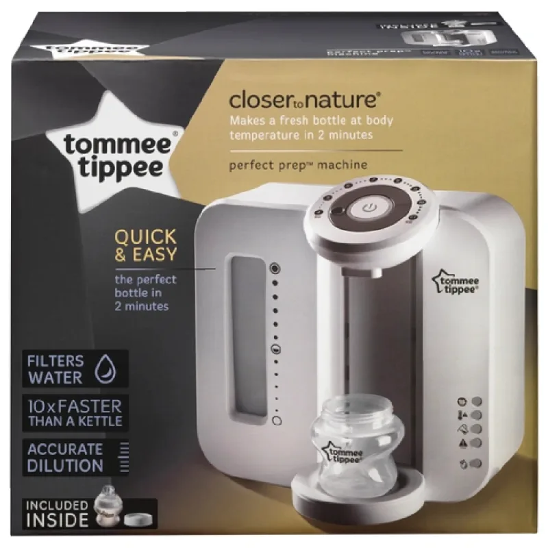 Aparat pentru pregatirea formulei de lapte praf Perfect Prep Alb, 1 bucata, Tommee Tippee — preț și oferte