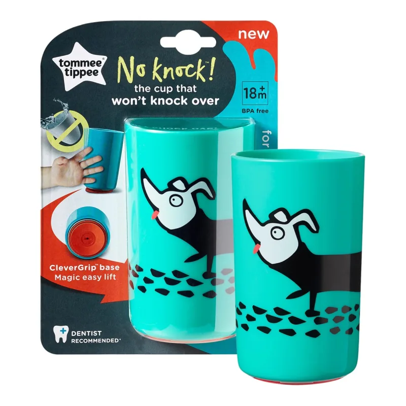 Cana No Knock Large 18 luni+ Catelusi Turcoaz, 300ml, Tommee Tippee — preț și oferte