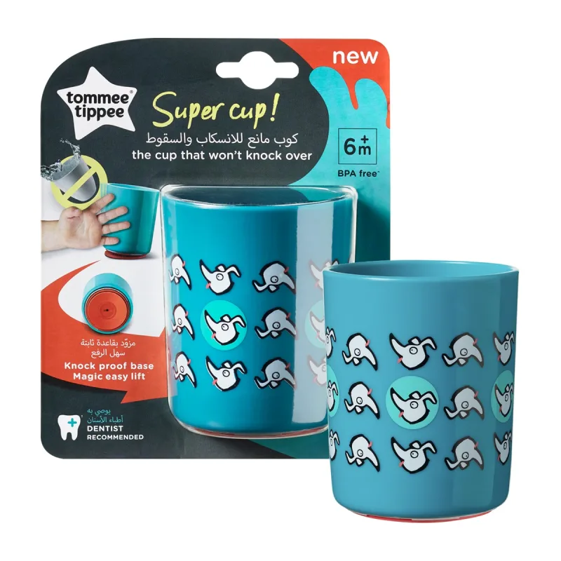Cana No Knock Small Catelusi Turcoaz 6 luni+, 190ml, Tommee Tippee — preț și oferte