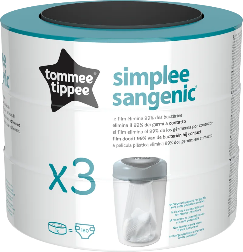 Rezerve Sangenic Simplee, 3 bucati, Tommee Tippee — preț și oferte