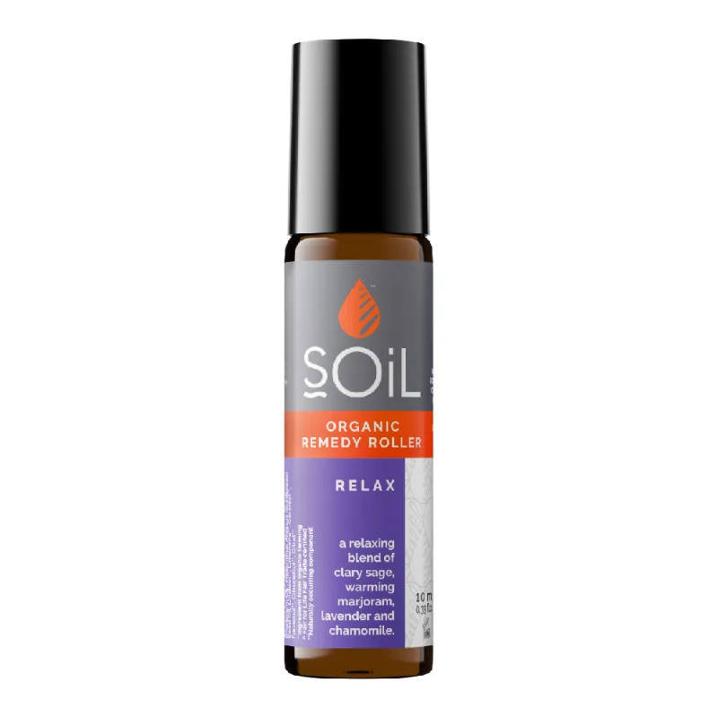 Roll-On Relax cu uleiuri esentiale pure organice ECOCERT, 11ml, Soil — preț și oferte