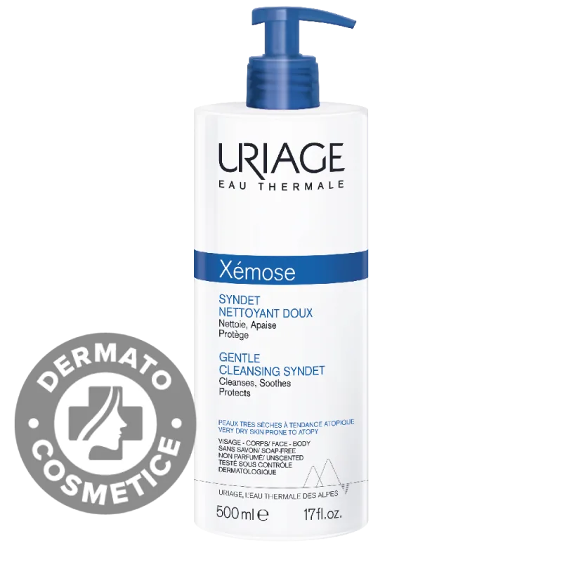 Syndet gel de curatare delicat Xemose C8+, 500ml, Uriage — preț și oferte