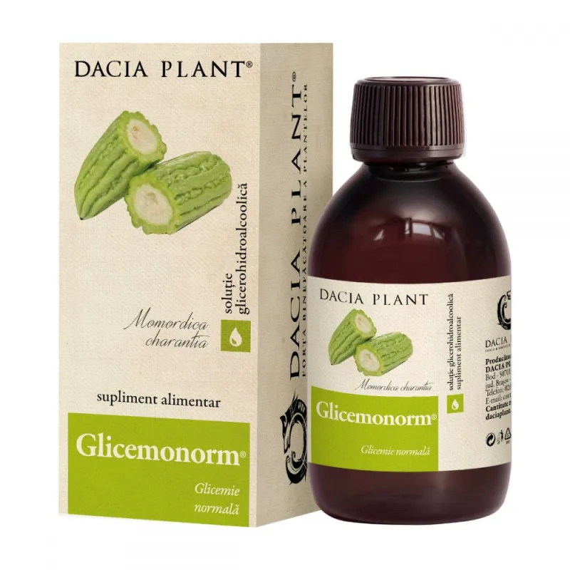 Tinctura Glicemonorm, 200ml, Dacia Plant — preț și oferte