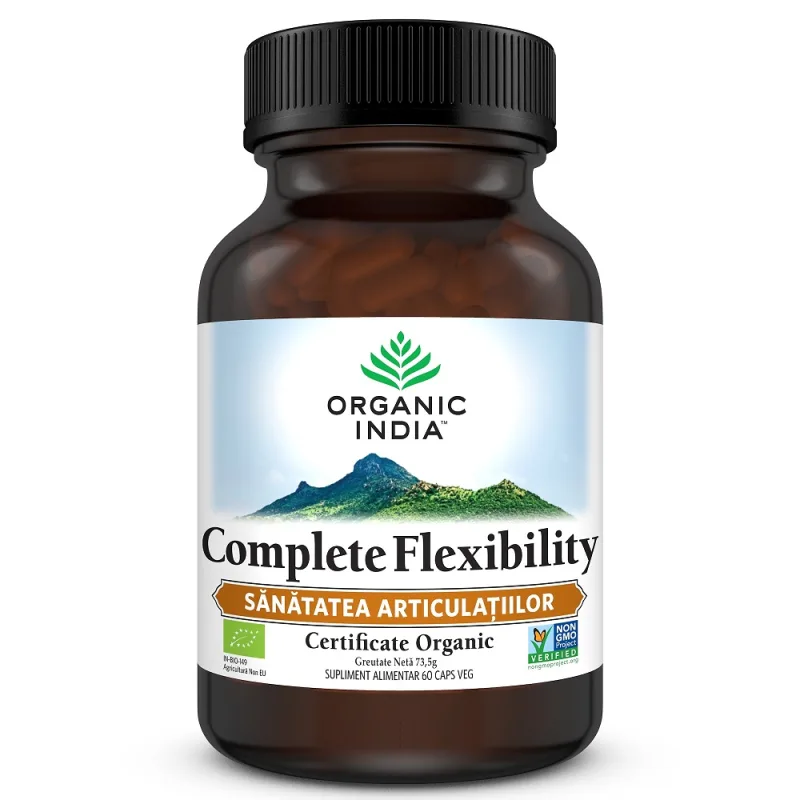 Complete Flexibility Sanatatea Articulatiilor, 60 capsule, Organic India — preț și oferte