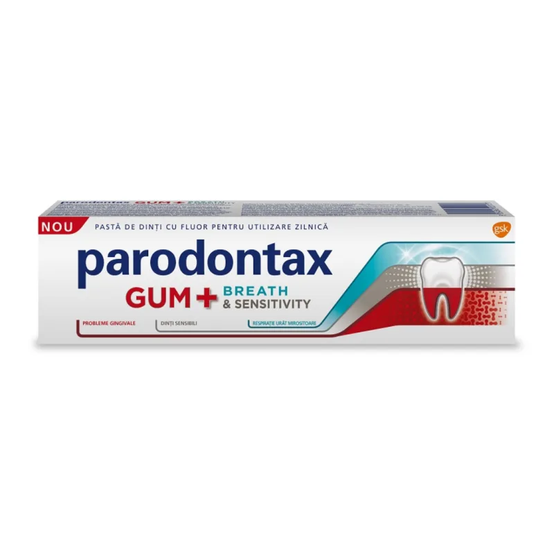 Pasta de dinti Gum Breath Sensitivity, 75 ml, Parodontax — preț și oferte