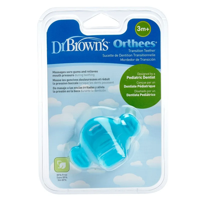 Jucarie de dentitie albastra, 1 bucata, Dr. Brown's — preț și oferte