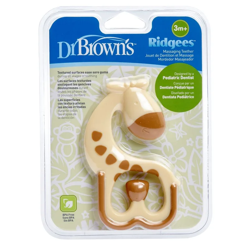 Jucarie de dentitie in forma de girafa, 1 bucata, Dr. Brown's — preț și oferte