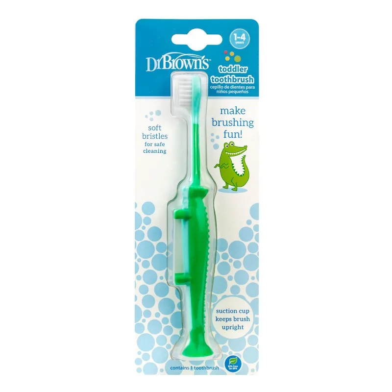 Periuta de dinti in forma de crocodil, 1 bucata, Dr. Brown's — preț și oferte