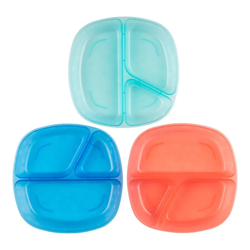 Set farfurii compartimentate, 3 bucati, Dr. Brown's — preț și oferte