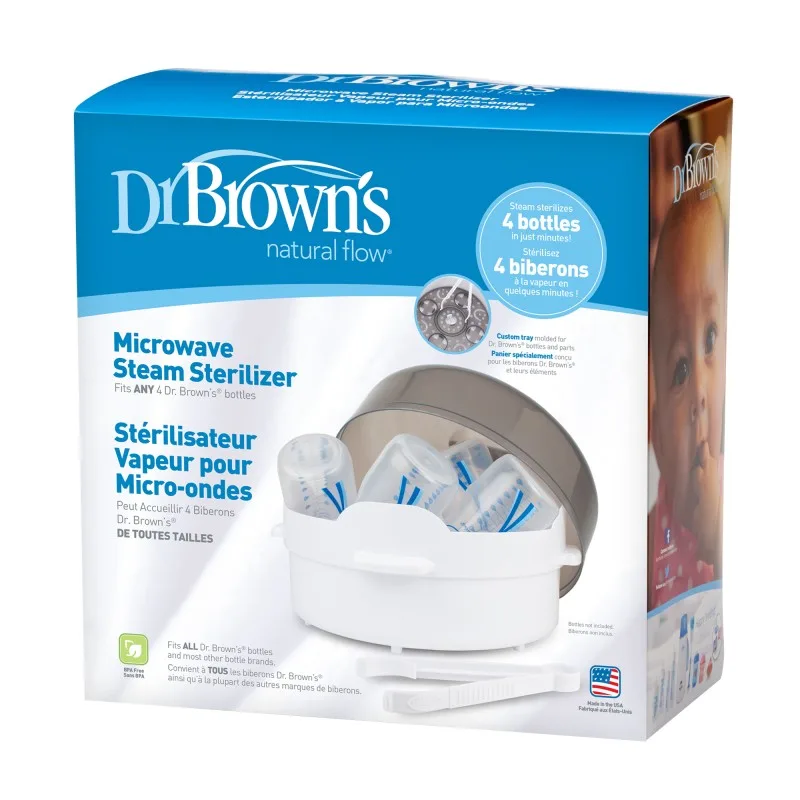 Sterilizator cu aburi pentru cuptorul cu microunde, 1 bucata, Dr. Brown's — preț și oferte
